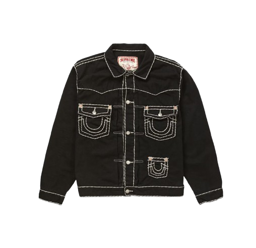 TR x SPRM Semetary Jacket Denim Black