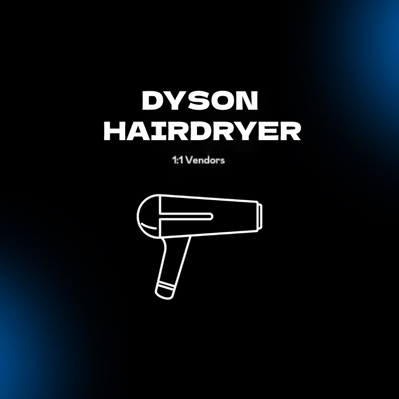 Dyson Hairdryer Vendor 