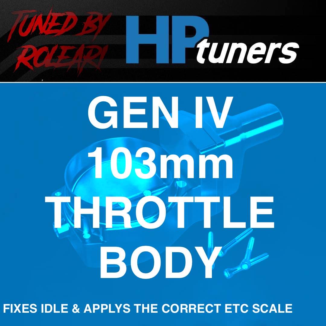 HPTuners - 103mm Throttle Body Gen 4