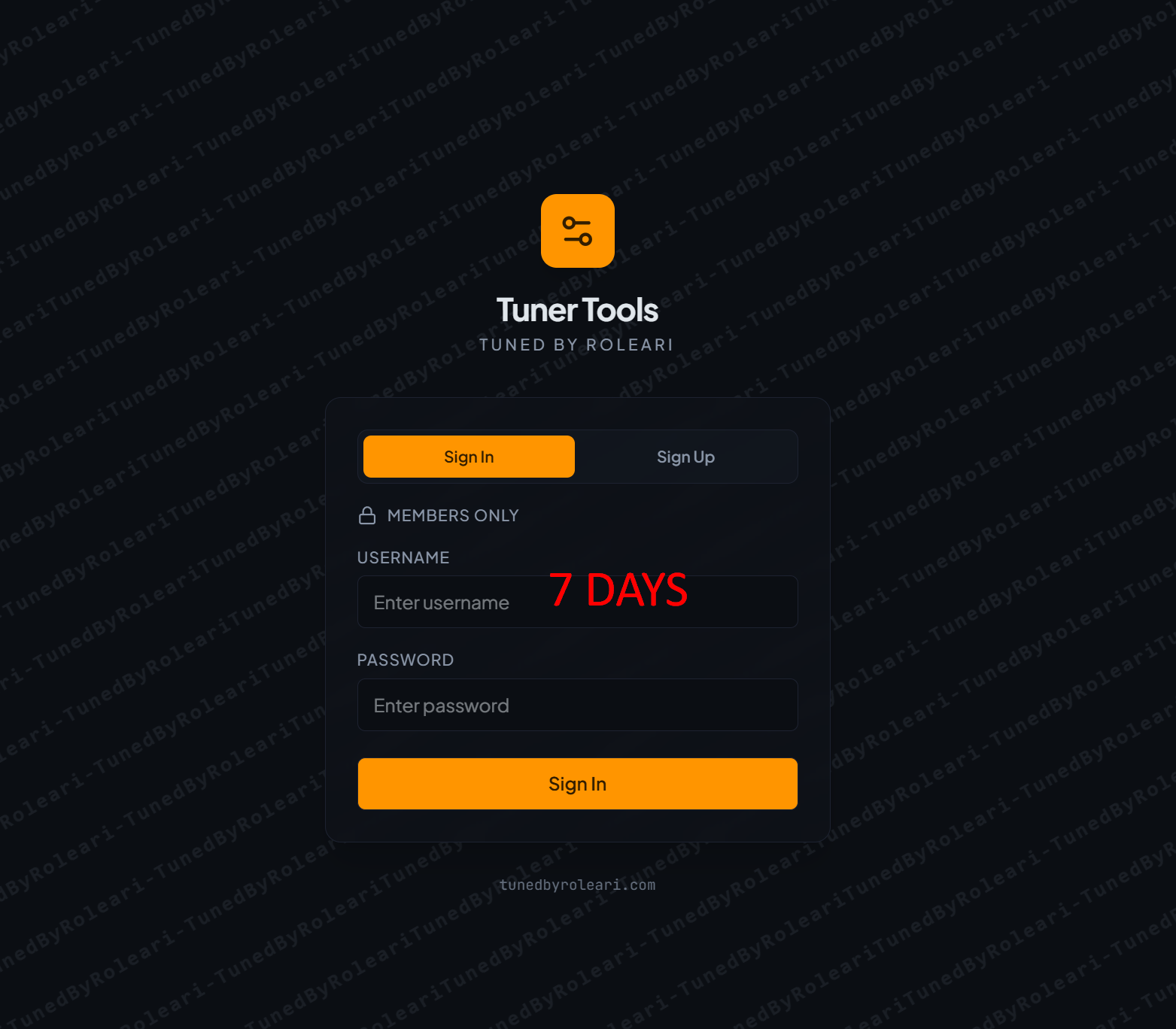 License Key - Roleari Tools - 7 DAY 