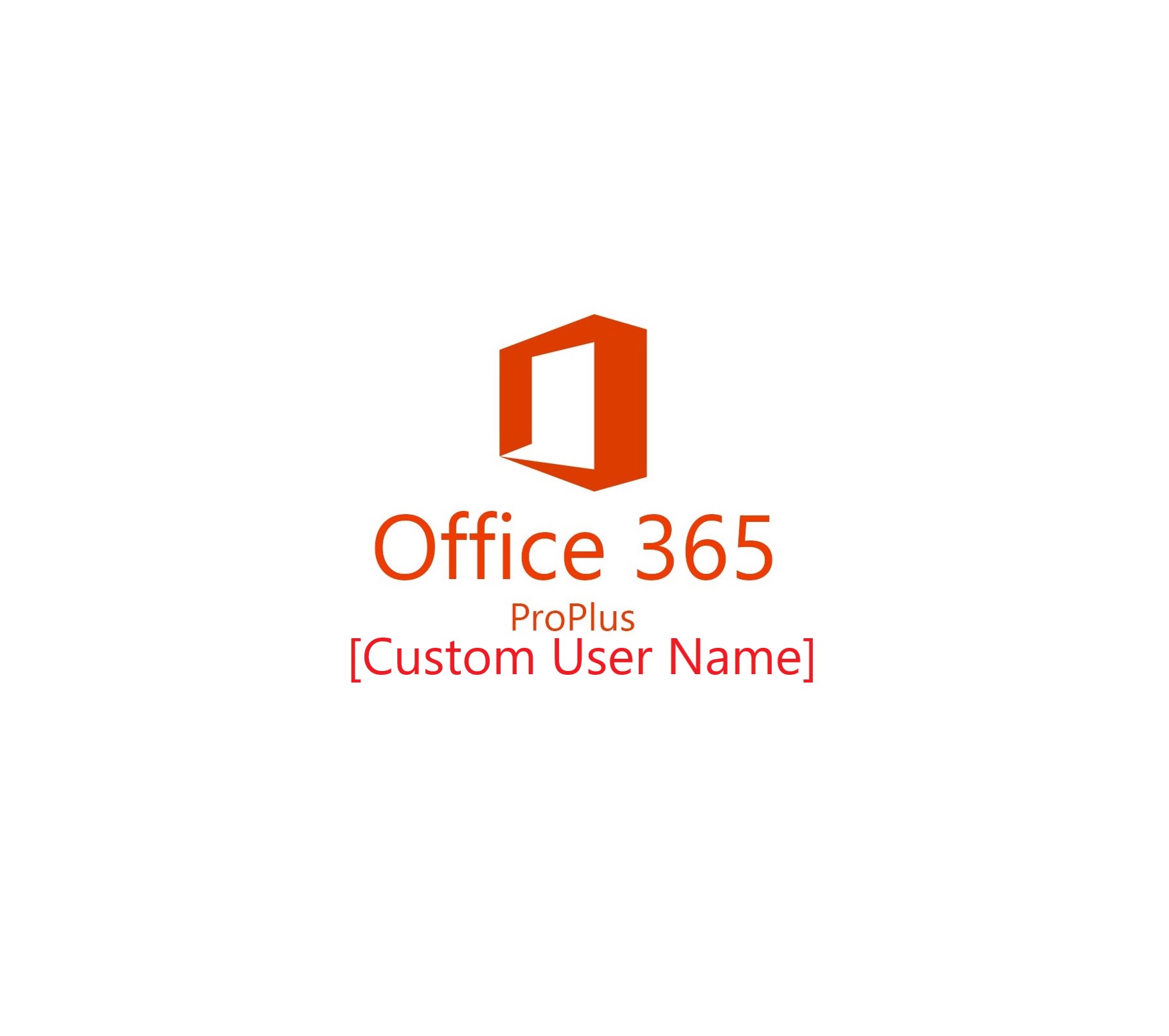 Office 365 Pro Plus Custom Accounts