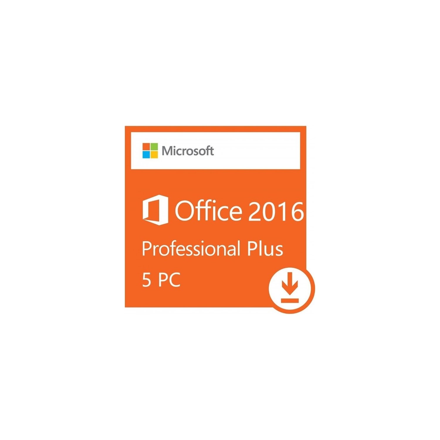 Office 2016 Pro Plus Activate 5PCs Retail Key