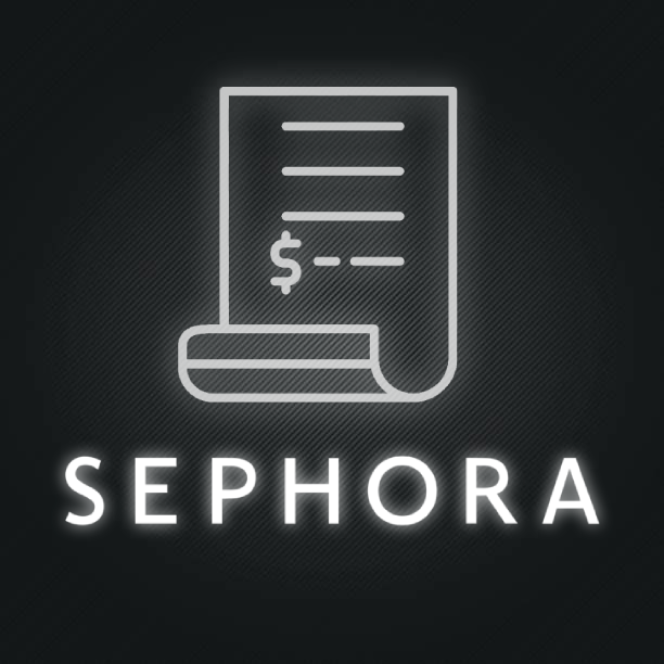 Sephora - Receipt Template