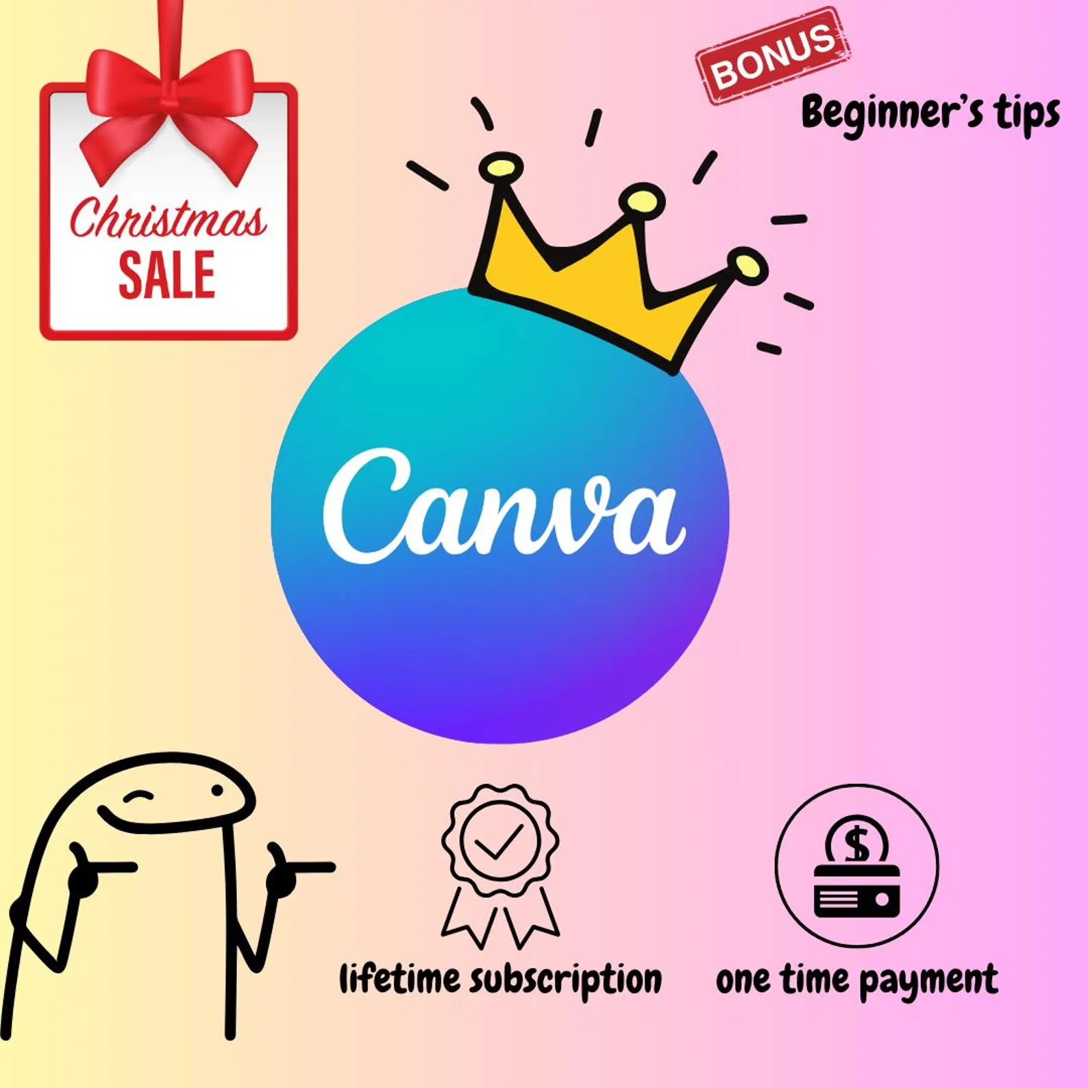 Canva Pro Lifetime Upgrade | Unlimited Premium Tools and Template Design | Canva Pro Subscription One-Time Payment | Instant Access