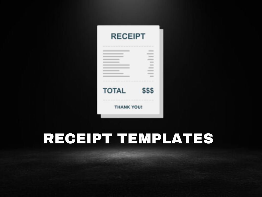 Printable Receipt Templates