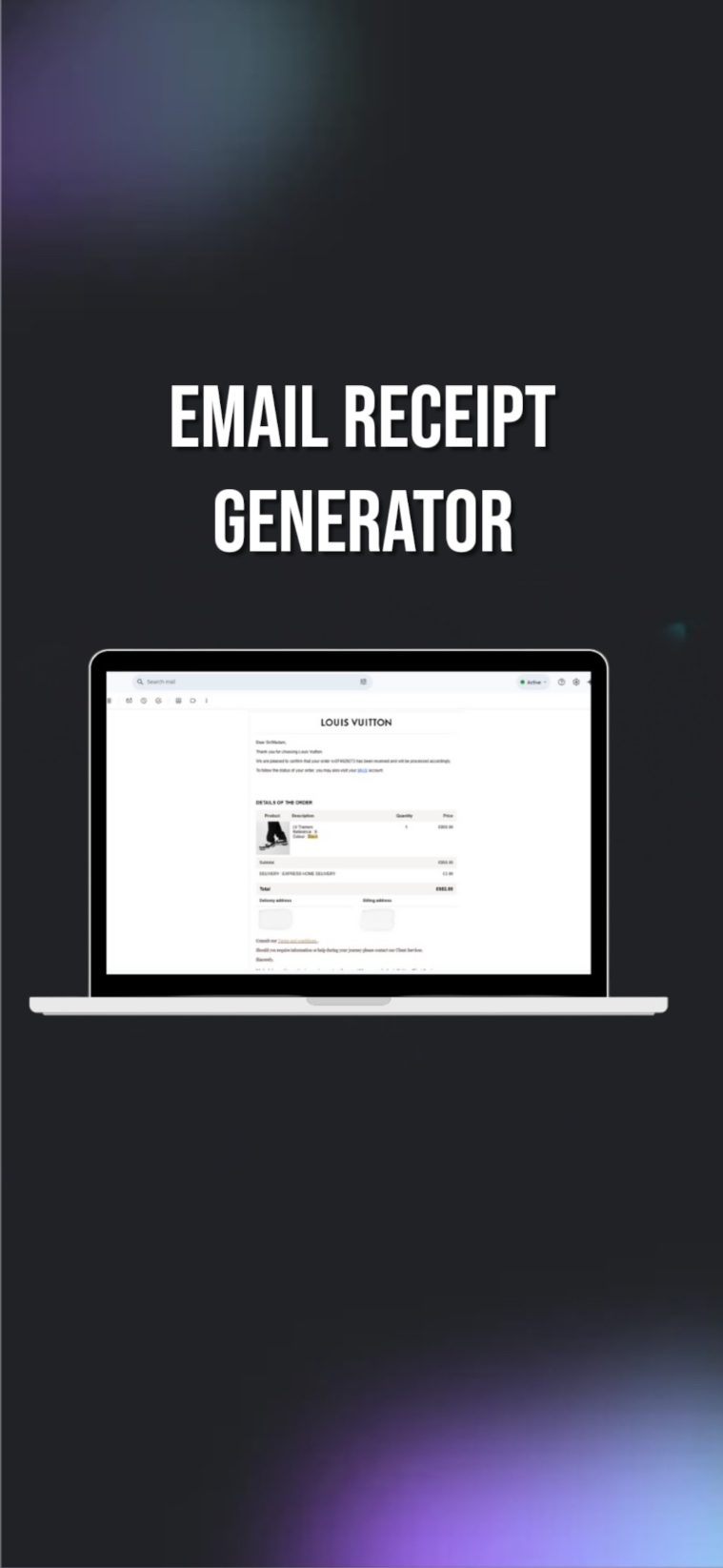Receipt Generator 