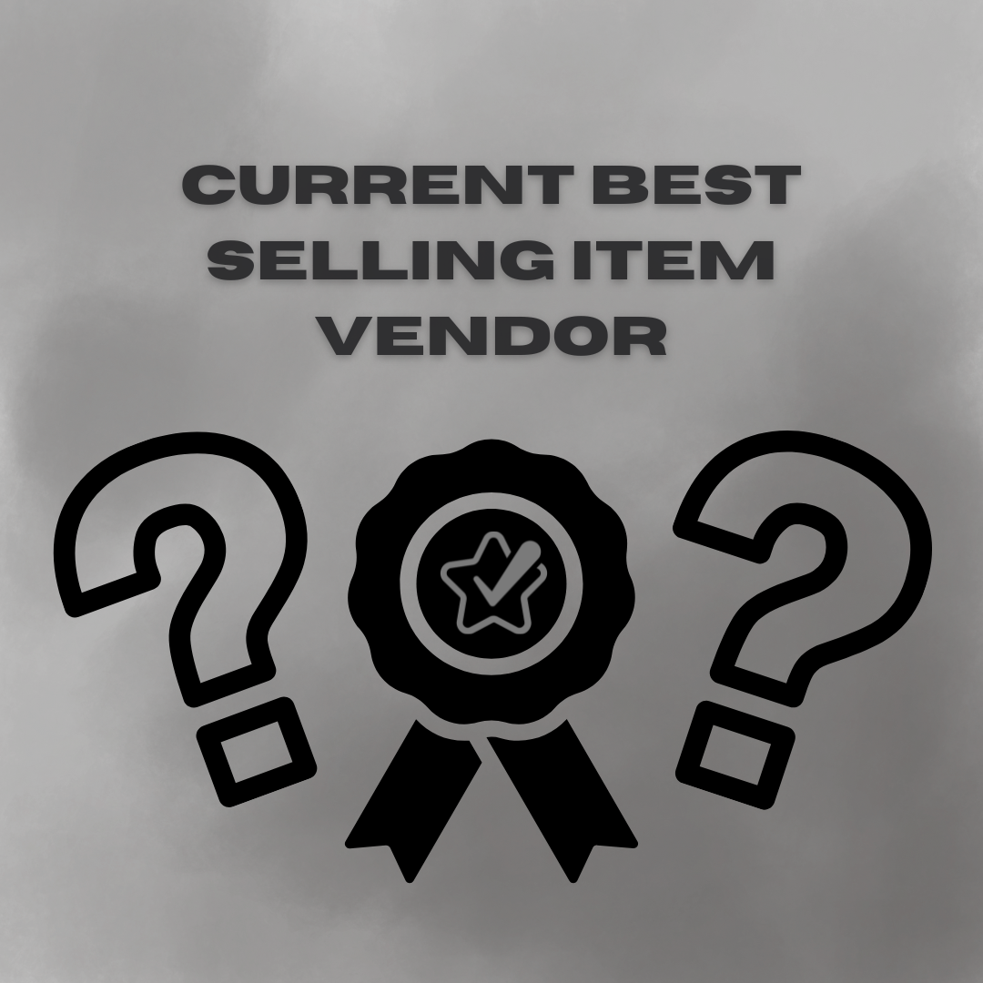 Best selling item Vendor