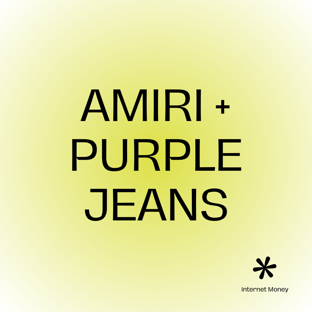 Amiri + Purple Jeans Vendor