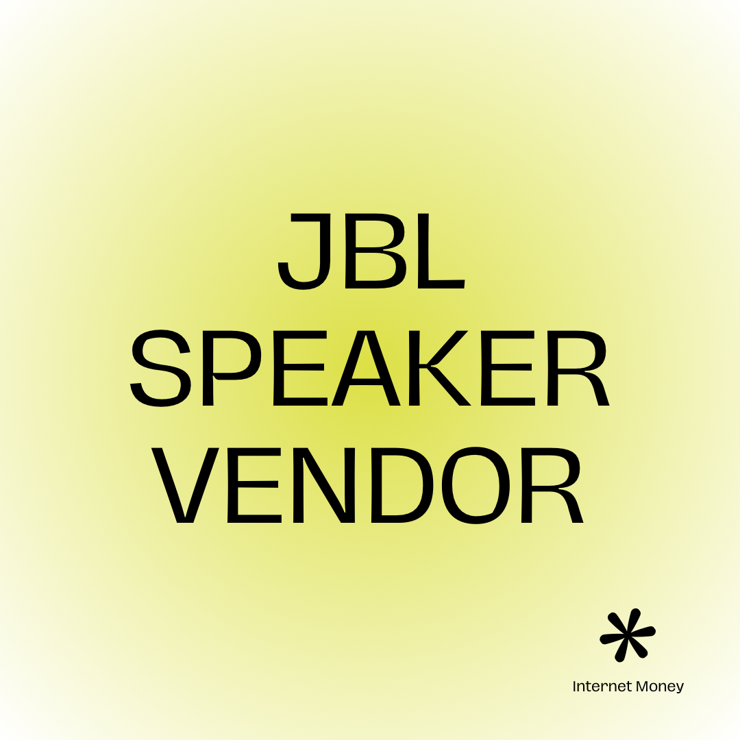 JBL Speaker Vendor