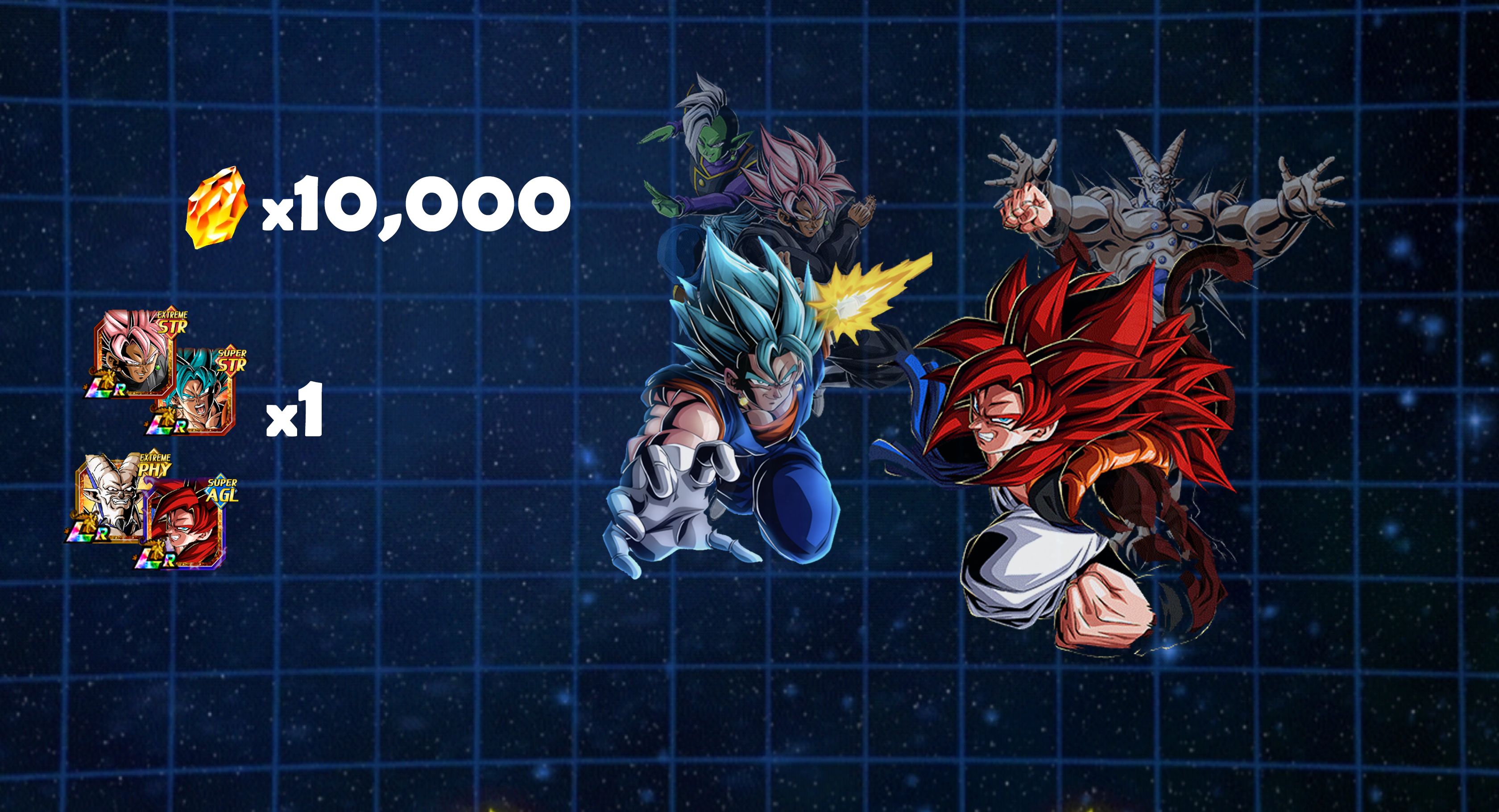10,000 Dragon stones + GDC LRs (Global)