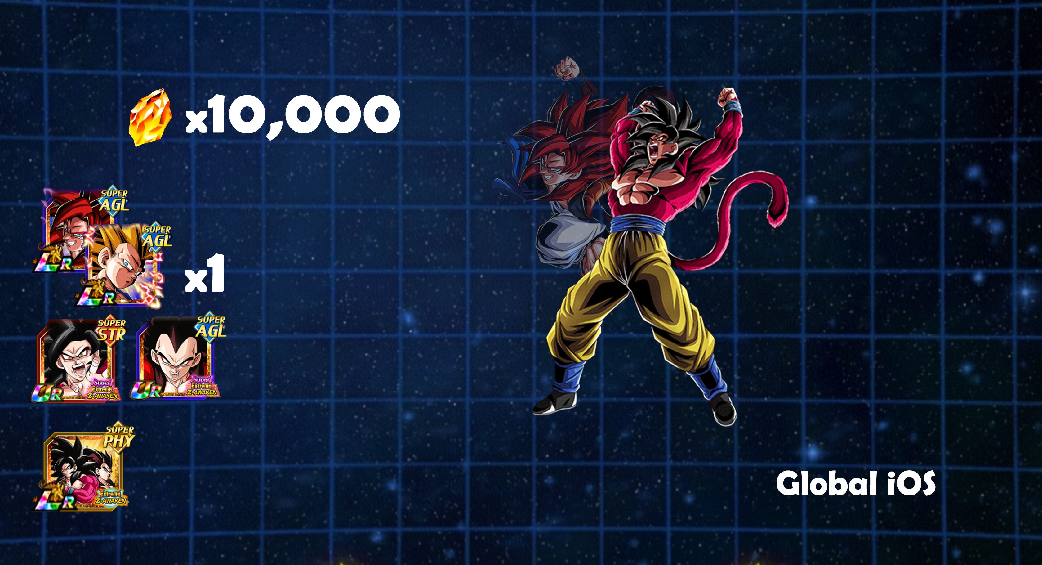 Giant Ape Power kit + 10,000 Dragon stones (Global) (iOS) 