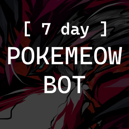 pokemeow AIO selfbot (7 day license)