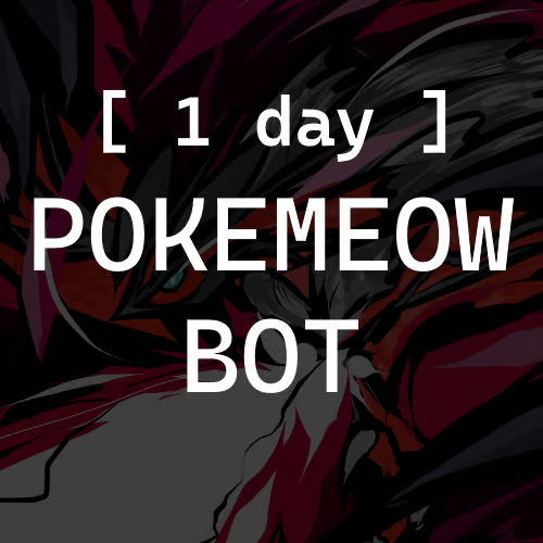 pokemeow AIO selfbot (1 day license)