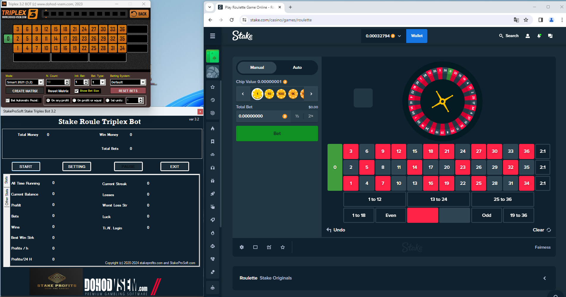 Stake Triplex Bot 1 Year License