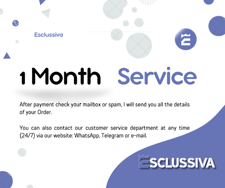 1-Month Service