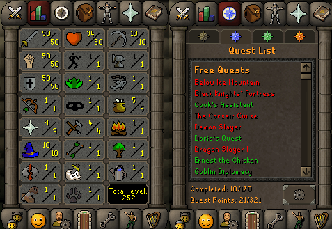 Jagex - 50 Melee - 20 QP