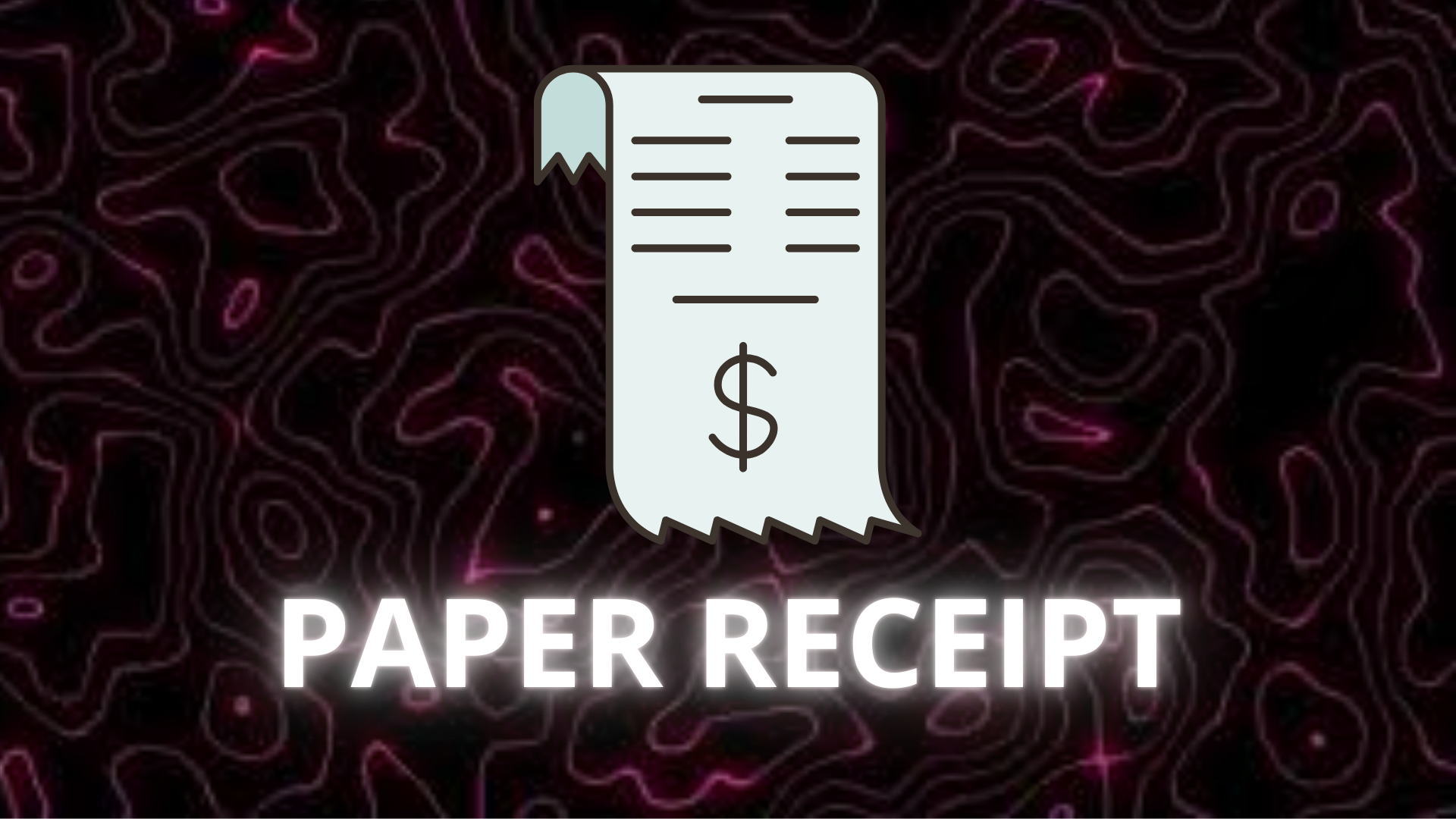 Paper receipt