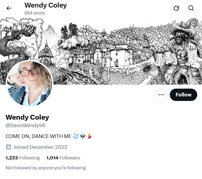 𝕏 1k @DavisWendy96