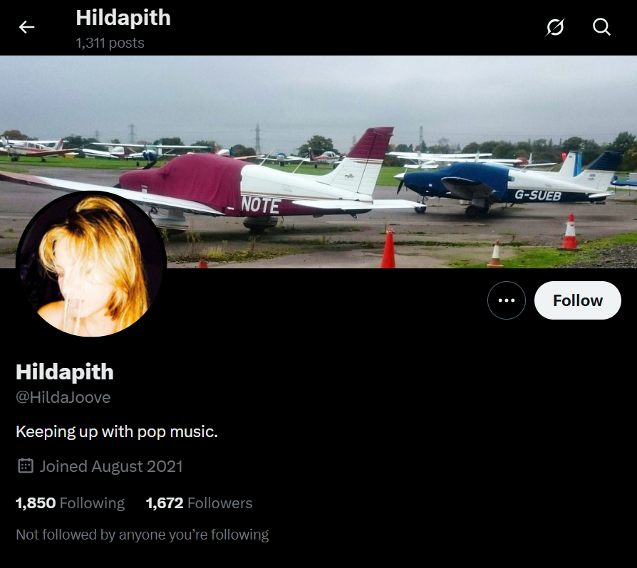 𝕏 1.6k @HildaJoove