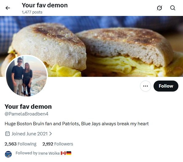 𝕏 2.1k @PamelaBroadben4