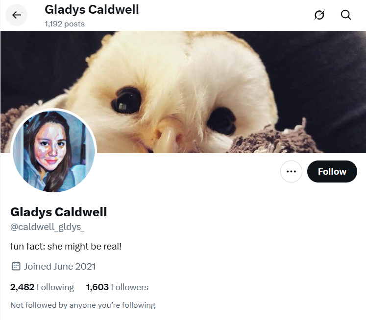 𝕏 1.6k @caldwell_gldys_