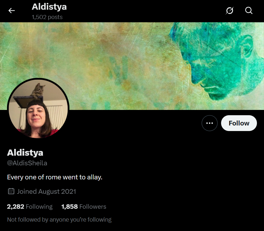 𝕏 1.8k @AldisSheila