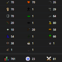 OTP 70Melee + 750TTL ( 20 QP )