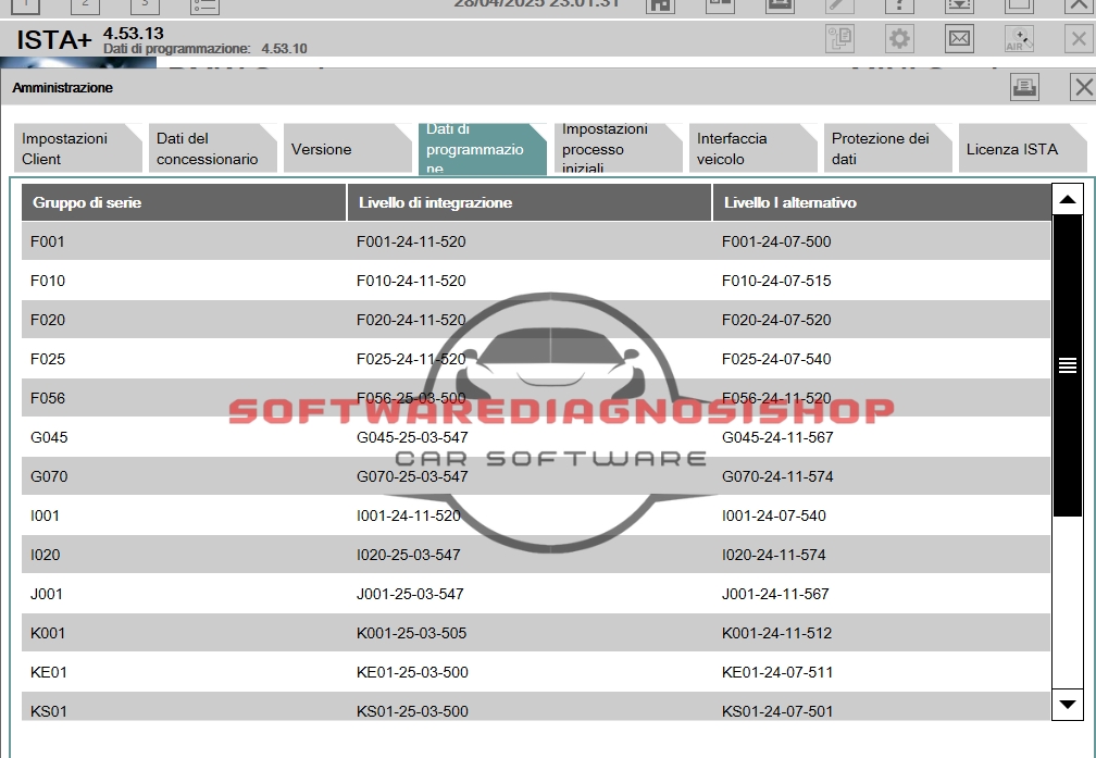 BMW, ista+ v4.53.13,ista-P 3.73 installazione remota software