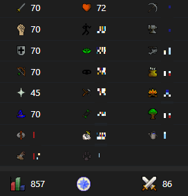 (Jagex OTP) 850+ TTL 70/70/70