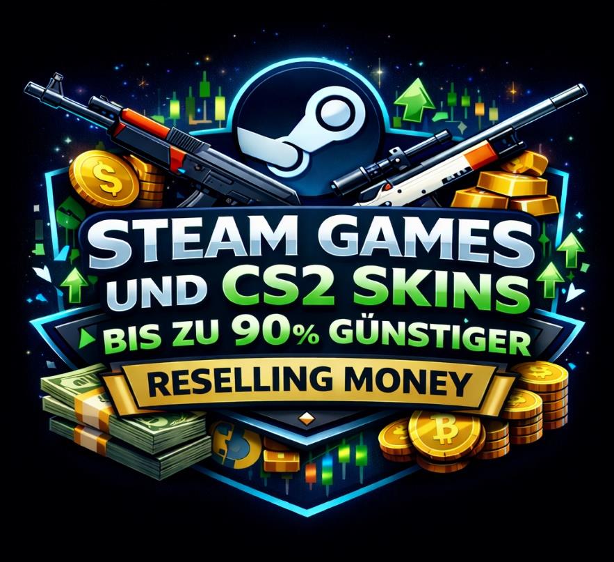 Steam Games & CS2 Skins 90 % günstiger - Reselling Guide zum Geld verdienen