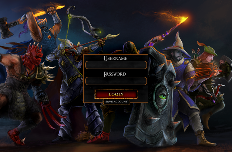 RSPS Login Premade Template Design #7