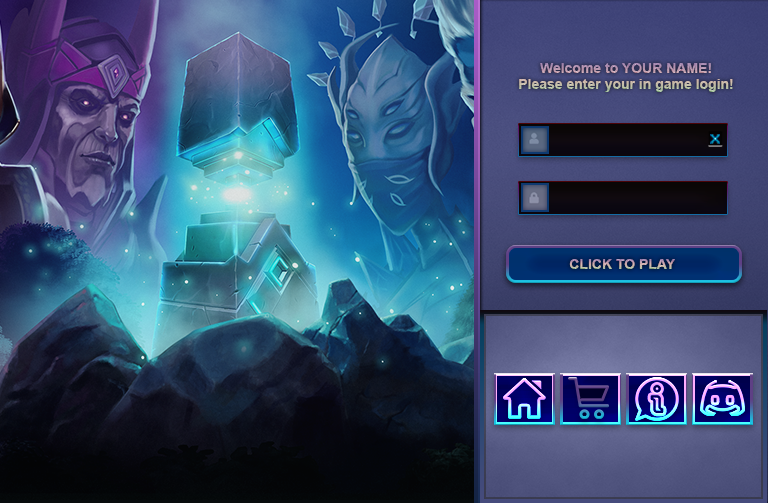 RSPS Login Premade Template Design #4