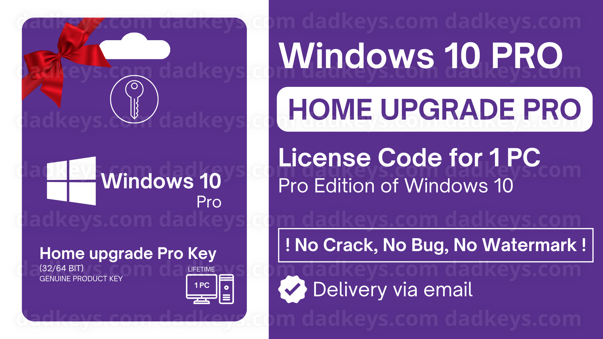 Windows 10 PRO 1PC (Home Upgrade Pro)