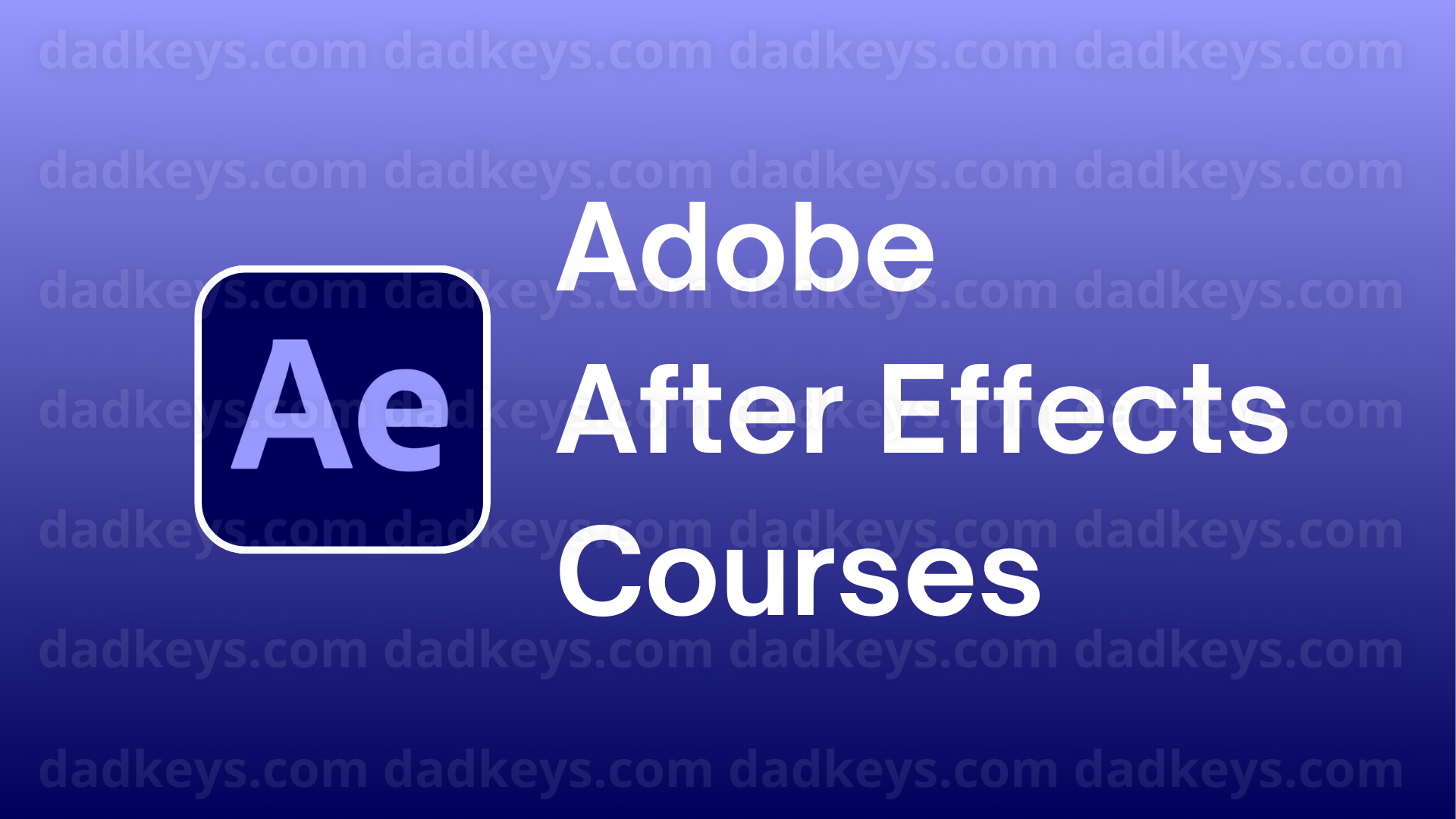 Adobe After Effects Courses