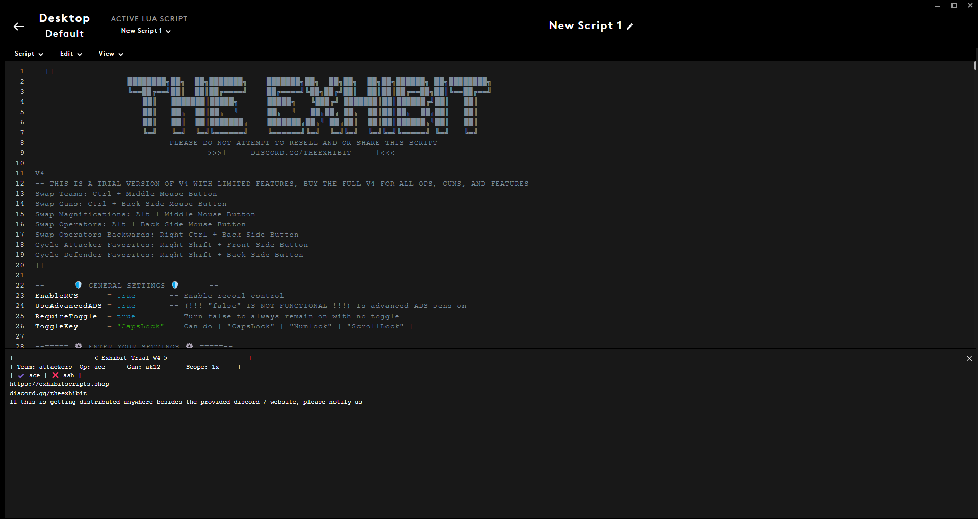 NEW Exhibit Siege TRIAL V4