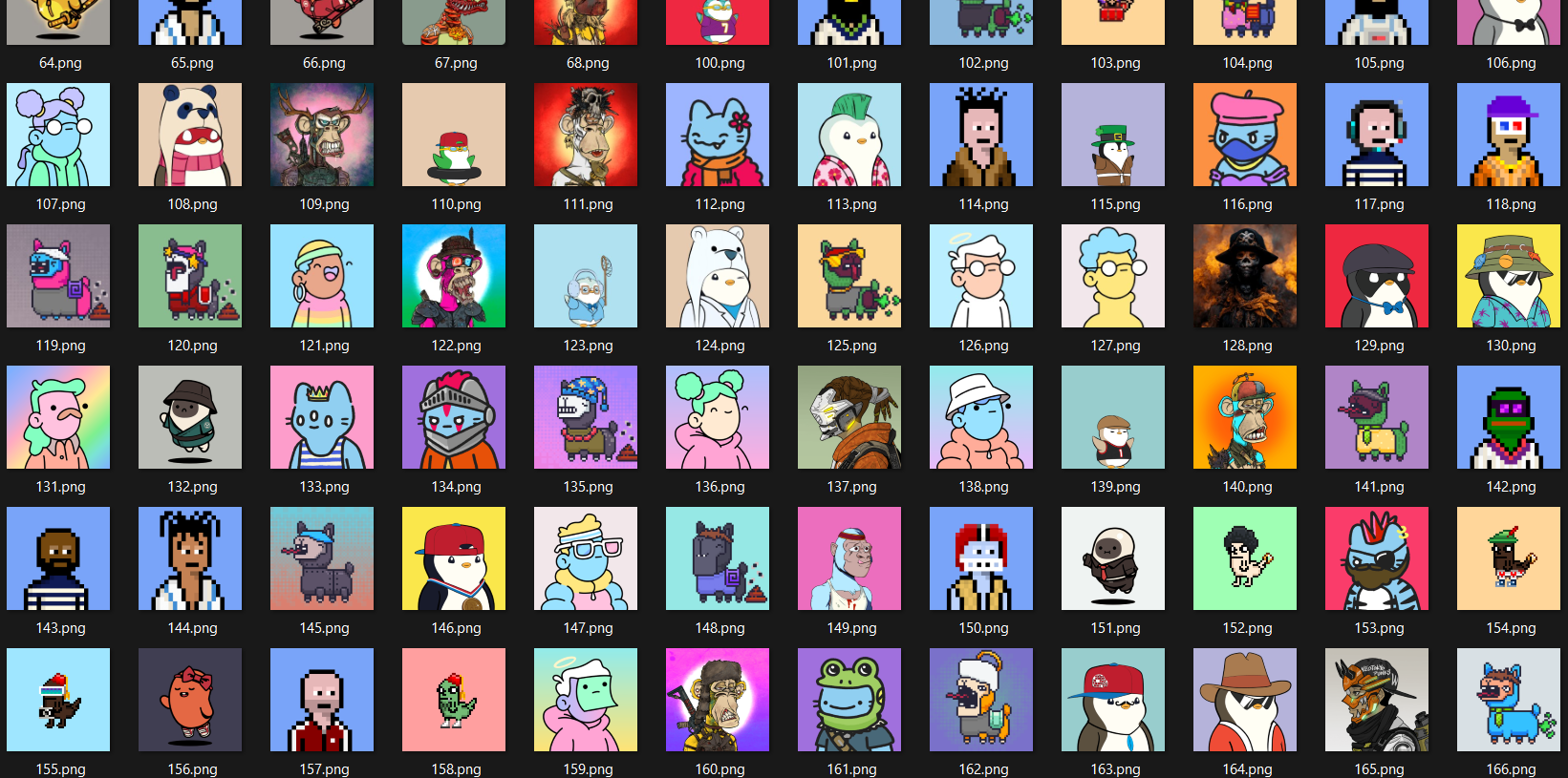 [UHQ] NFT PFPs Pack for Discord/Twitter [80k+]