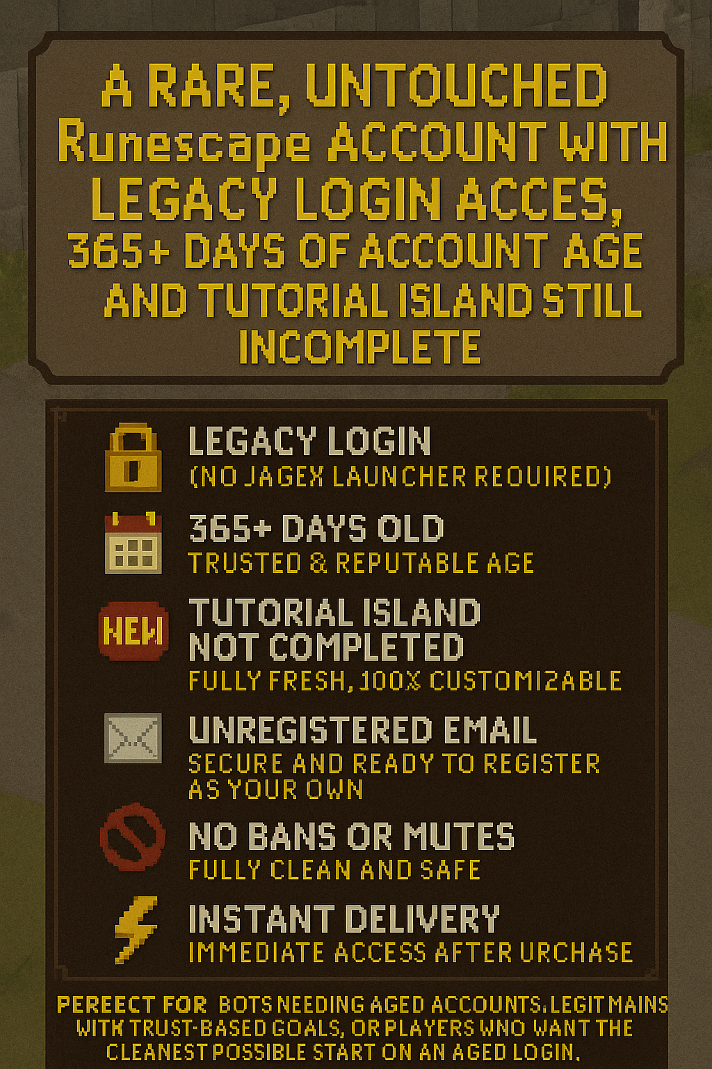 Legacy - Unregistered Logins