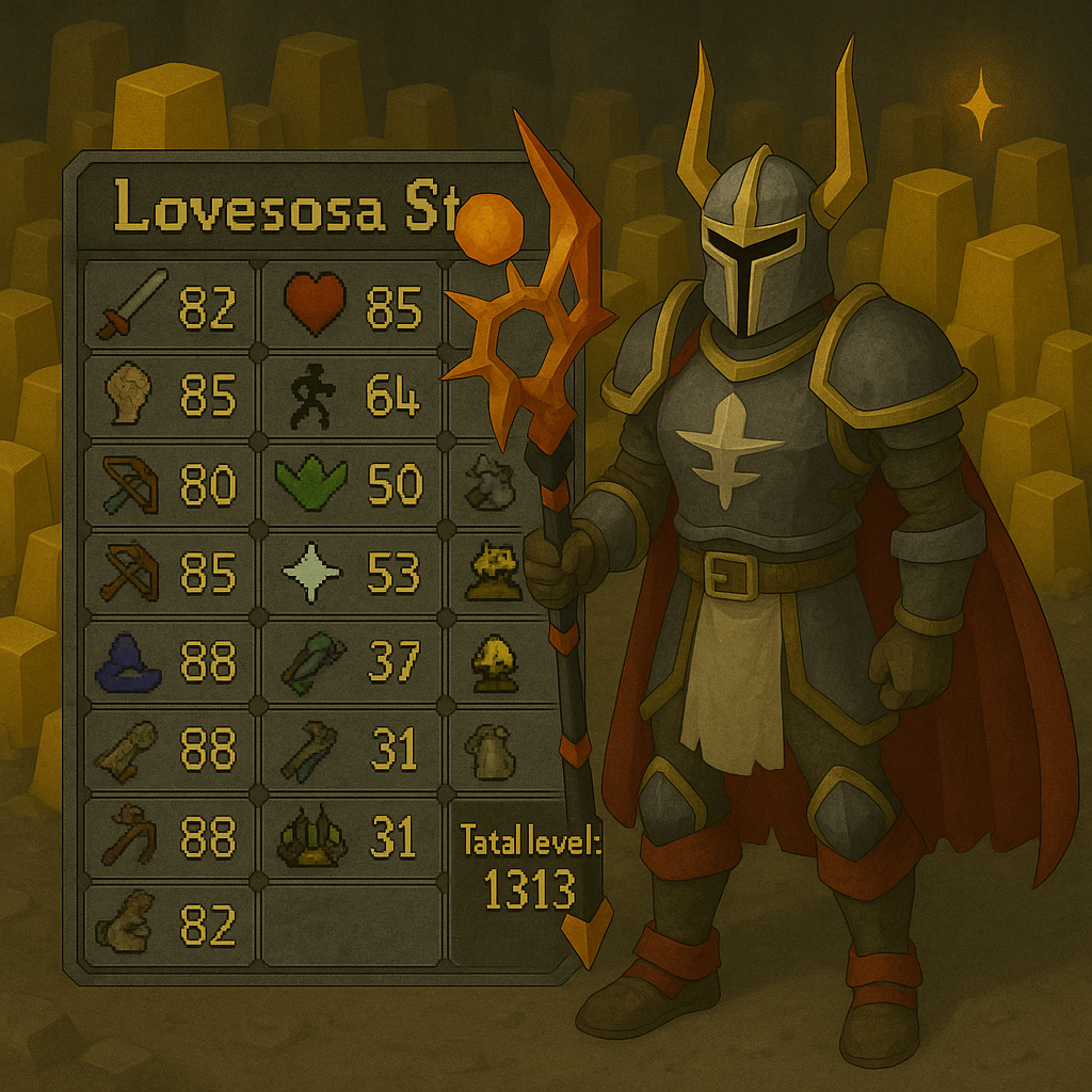 ✅(Jagex OTP)Toa Ready account 82Attk/85/str/85range/88mage/77pray 1250+TTL✅ (Copy)