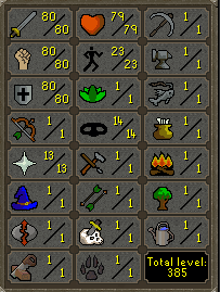 80/80/80 Melee Legacy
