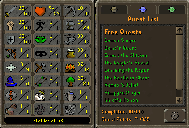 ! Jagex ! 400ttl 60 Melee