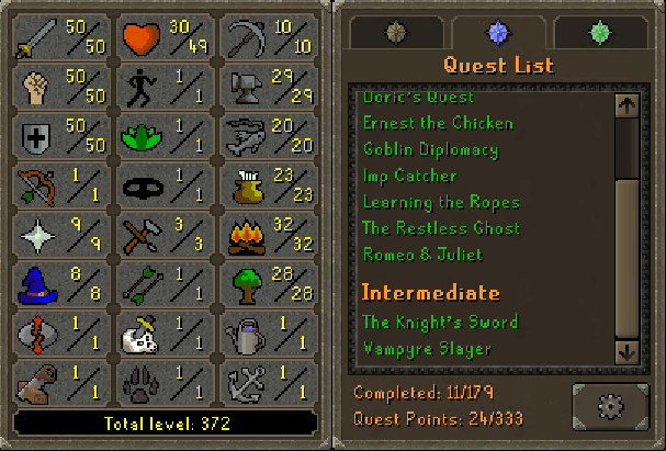 ! JAGEX ! 350TTL 50 Melee
