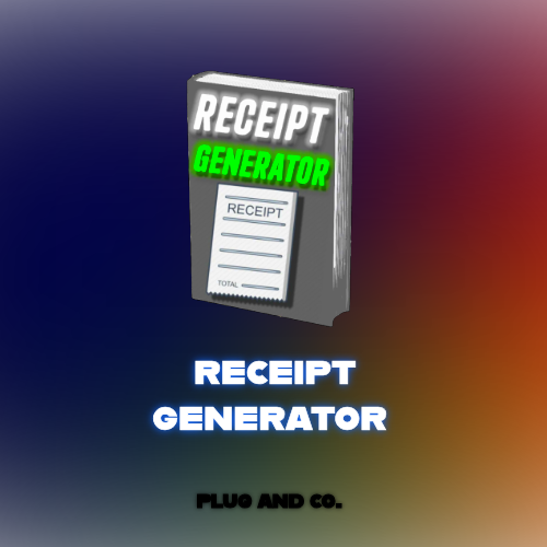 RECEIPT GENERATOR
