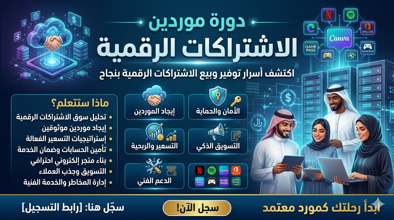 دورة موردين الاشتراكات