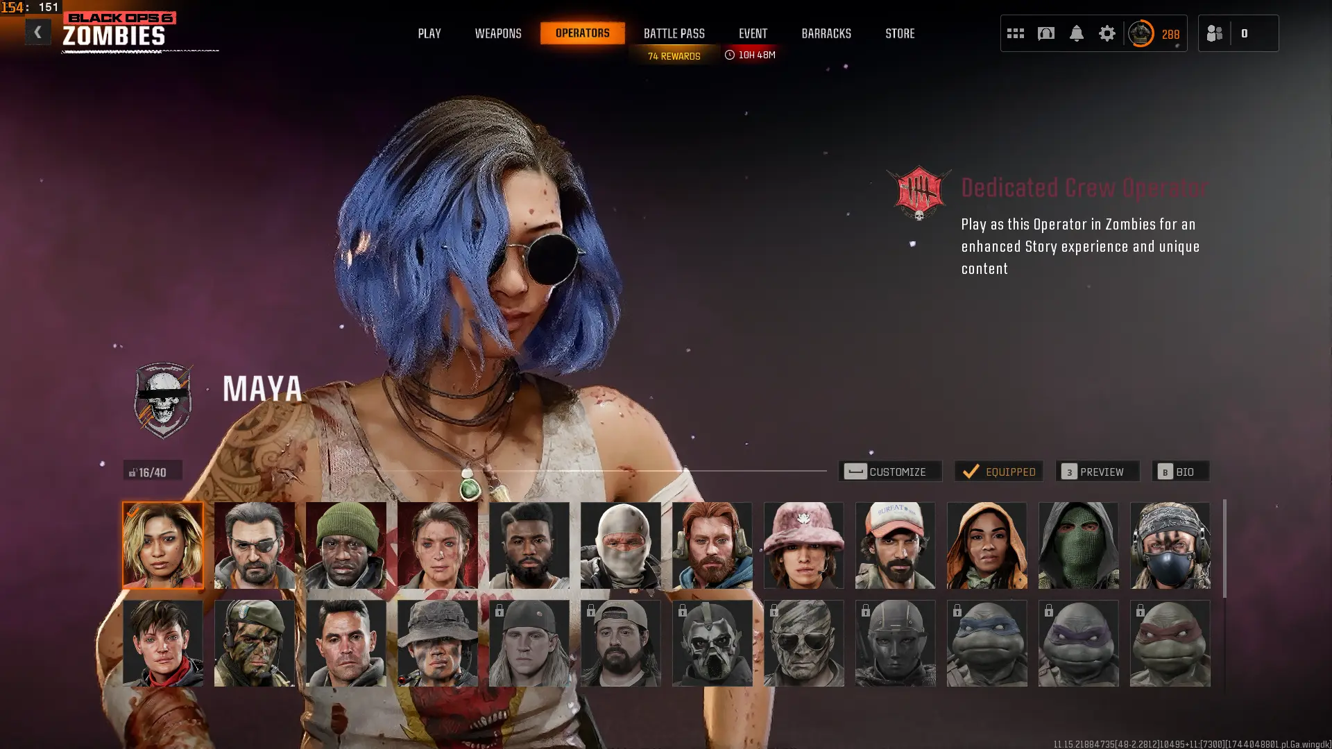 Lvl 288 Prestige Master | Nebula