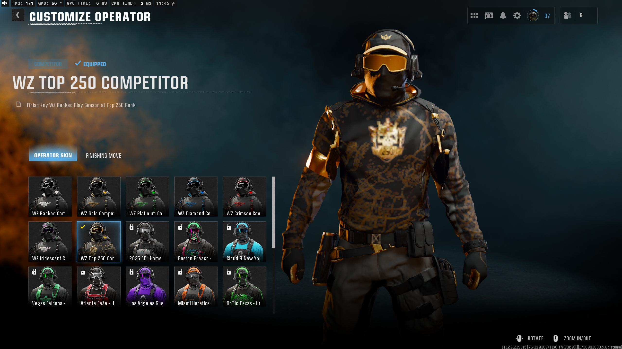 Top 250 |Nebula |Dark Matter | Prestige Master