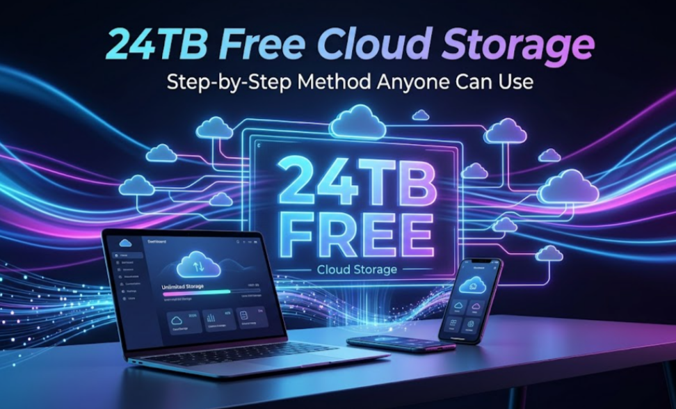 How I Got 24TB of Free Cloud Storage  (Step-by-Step Method Anyone Can Use)