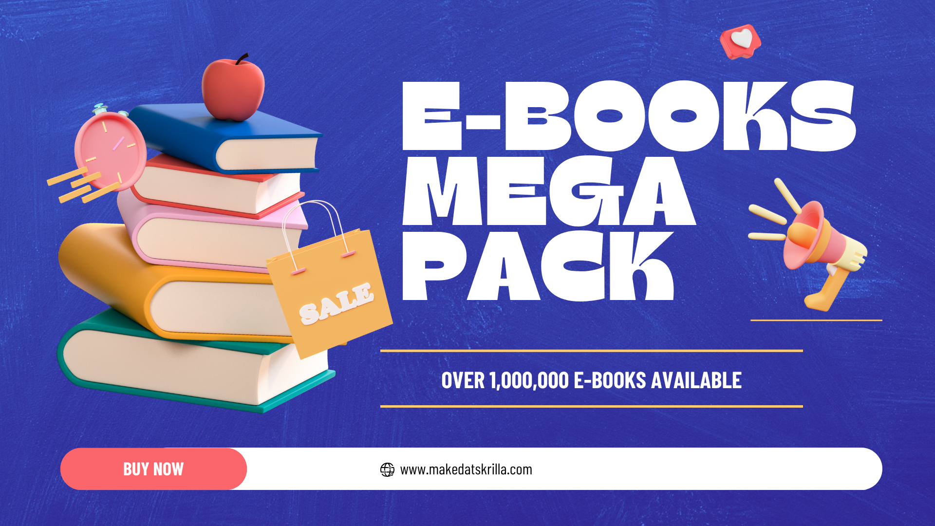20+ Million Premium E-Books Mega-Pack