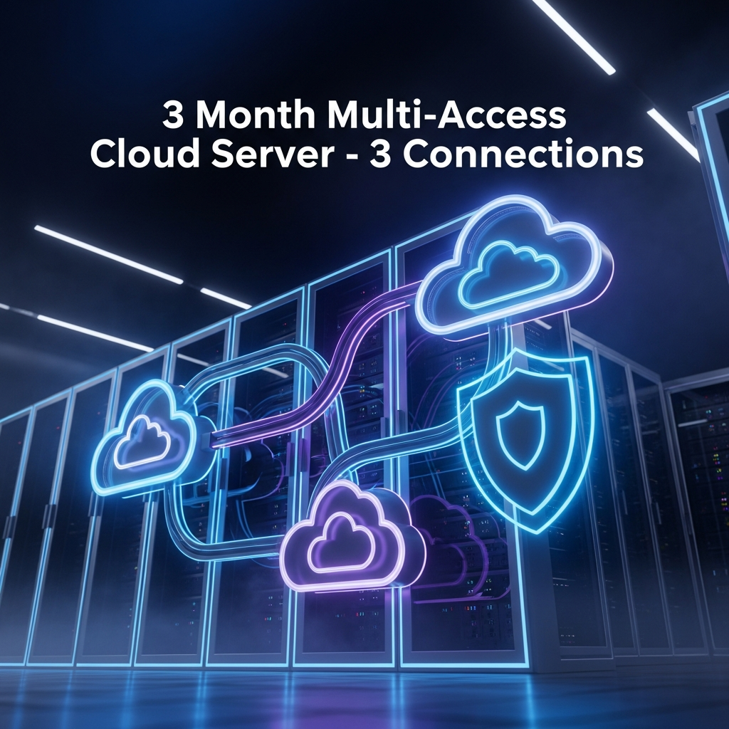 🚀 3 Months Multi-Access Cloud Server – 3 Connections 🔥