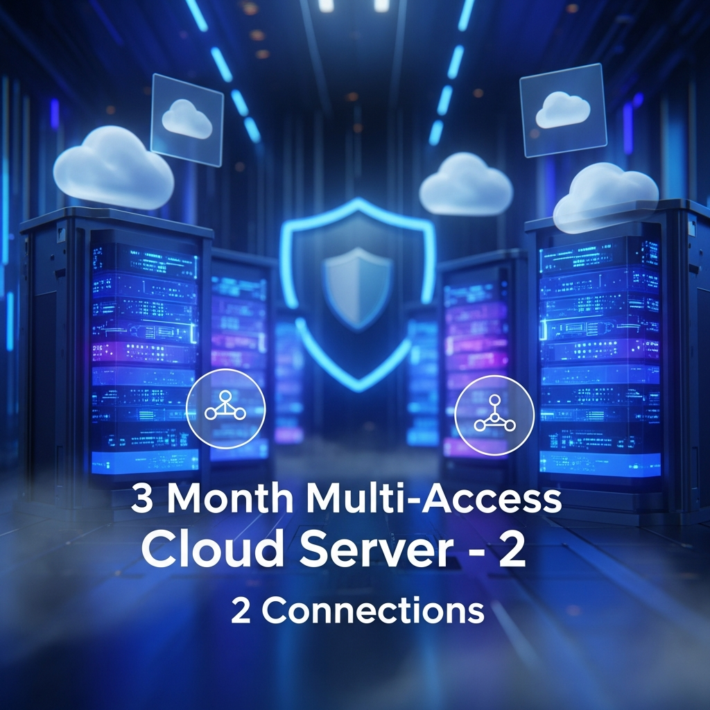 🚀 3 Months Multi-Access Cloud Server – 2 Connections 🔥