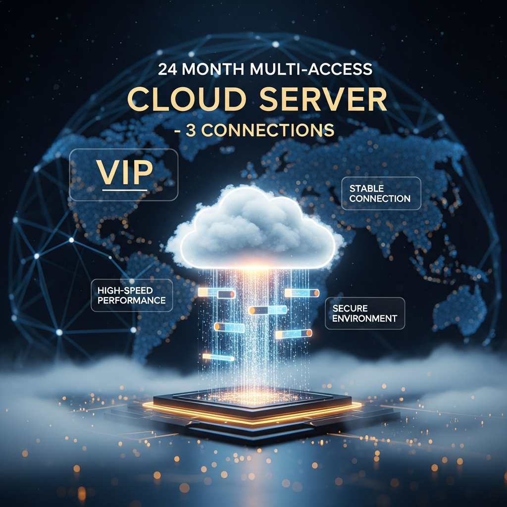 🚀 24 Months Multi-Access Cloud Server – 3 Connections 🔥